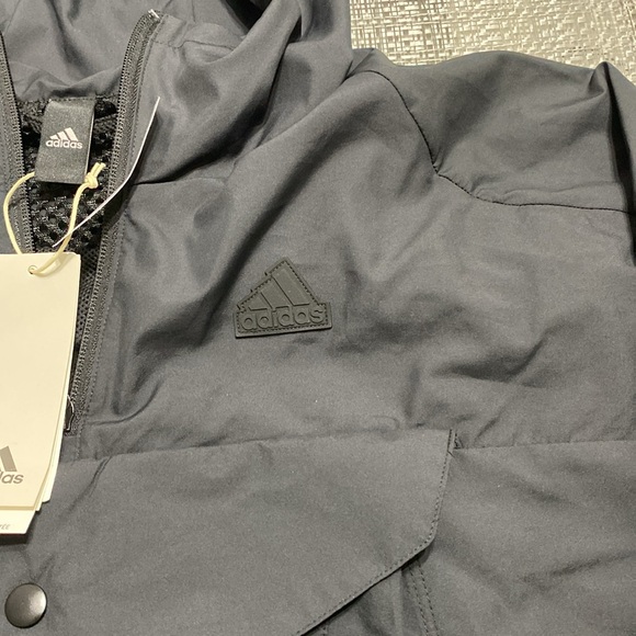 New Men’s Adidas City Escape Premium Windbreaker Black Oversized Fit Small - Picture 5 of 9